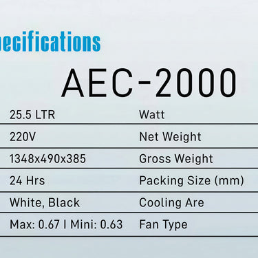 Aveeva Executive Air Cooler AEC-2000