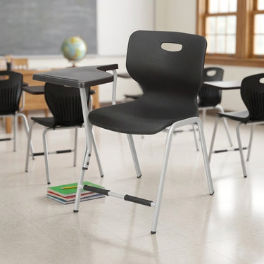 Boss B-209-S Steel Plastic Yellow Label Shell Study Chair