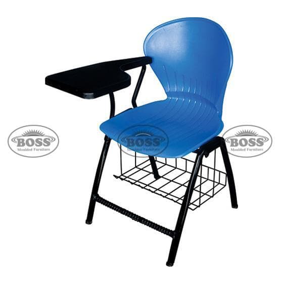 Boss B-06-SB Pecock Shell Study Chair with Bookshelf