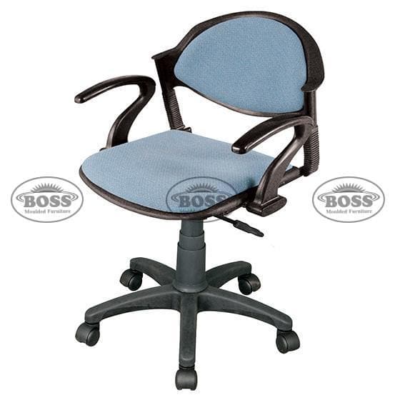Boss B-11-HAC Comforto Revolving Chair with Arms & Cushion with Hydrolic Jack