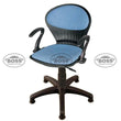 Boss B-15-HSAC Peacock Shell Revolving Chair with Arms & Cushion and Hydrolic Jack With Stopper