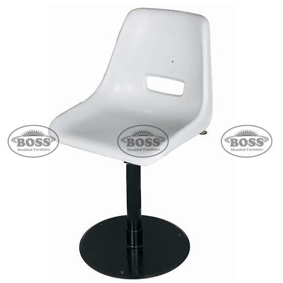 Boss B-208-MP Shell Holo Revolving Chair with Mechanical Jack with Plate Base