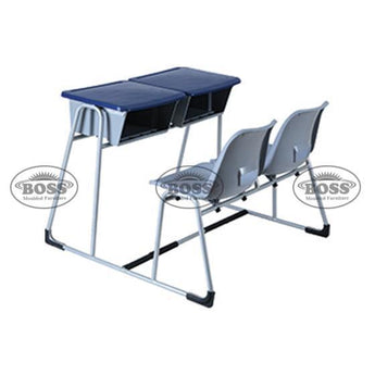 Boss B-429 Steel Plastic 2-Seater Bench Desk
