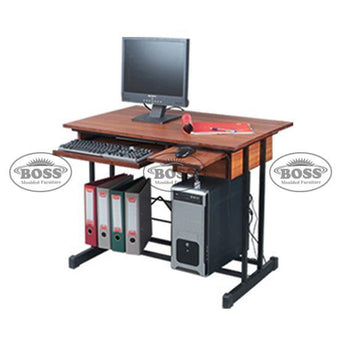 Boss B-448 Wooden Computer Table With Drawer and a Shelf