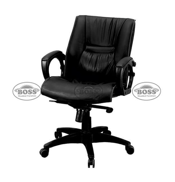 Boss B-518 Senator Low Back Double Ply Revolving Chair