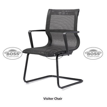 B-573-V Square Plastic Arm Mesh Chair