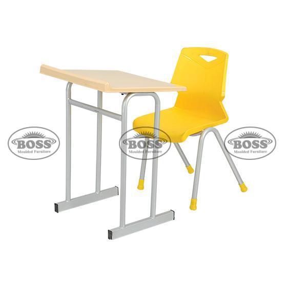Boss B-920 One Seater Desk Iron Frame U Shape And Fiber Top Small