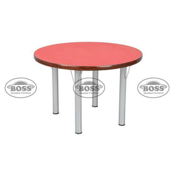 Boss B-922 Wooden Table Circle With Steel 2 Inch. Pipe