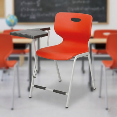 Boss B-209-S Steel Plastic Yellow Label Shell Study Chair