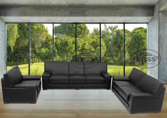 Urban Sofa Set Design Living Room Couch with Sturdy Wood Frame Construction