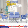 Relaxo Chair Set with BP-214-S Folding Table