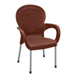 Boss BP-679 Steel Plastic Confora Rattan Chair With Arms