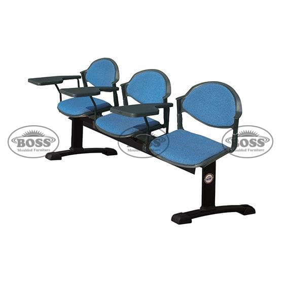 Boss B-09-HCS Comforto Visitor Sofa 3-Seater Double Channel with Study Shelf