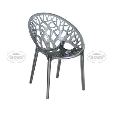 Boss BP-309-PC Poly Carbonate Crystal Tree Chair