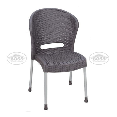 Boss BP-662 Steel Plastic Jack Rattan Chair Without Arms