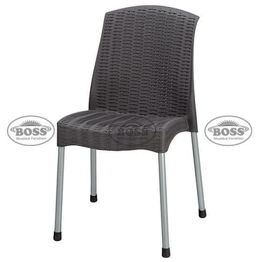 Boss BP-315 Lexus Queen Armless Chair with Silver Legs